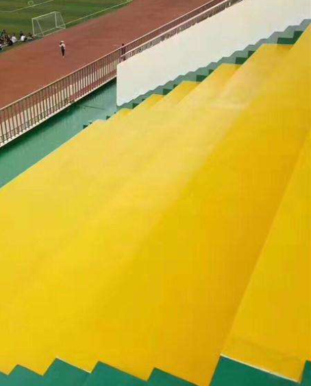 海口球场台阶翻新修补改造
